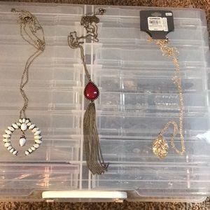 Long statement necklaces